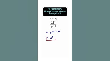 Algebra - EXPONENT LAWS Example 2 #maths #algebra #exponent
