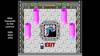 Super Bomberman 3  SNES Stage 3 All Passwords On Screen