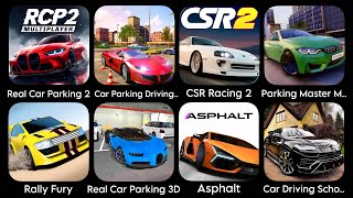 Real Car Parking 2,Car Parking Driving School,CSR Racing 2,Parking Master Multi..,Rally Fury,Asphalt screenshot 3