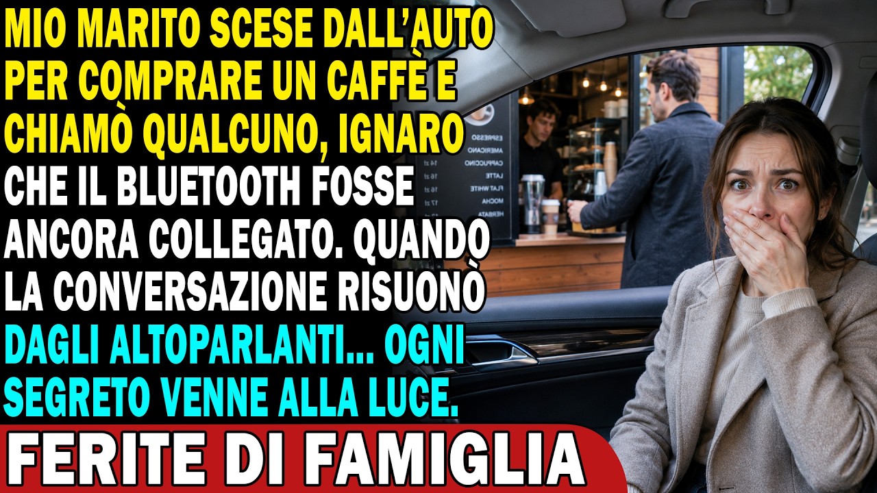 Mein Mann stieg aus dem Auto, um Kaffee zu holen, und glaubte, ich könnte ihn nicht hören. Aber sein Handy war noch mit der Freisprechanlage verbunden – und plötzlich hörte ich seine Stimme, wie...