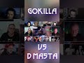 GOKILLA против Ди Масты. Полная реакция на канале.