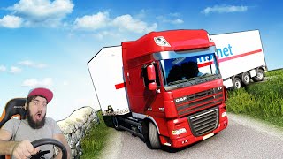 видео: ЗАПЛОМБИРОВАЛСЯ НА УЗКОЙ ДОРОГЕ - СМОТРИТЕ до КОНЦА - ETS 2 МОДЫ - EURO TRUCK SIMULATOR 2 + РУЛЬ картинка: ЗАПЛОМБИРОВАЛСЯ НА УЗКОЙ ДОРОГЕ - СМОТРИТЕ до КОНЦА - ETS 2 МОДЫ - EURO TRUCK SIMULATOR 2 + РУЛЬ