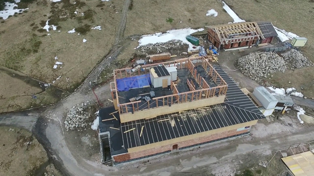 Petrova bouda 02 Krkonoše směr Moravská bouda. Phantom 3A