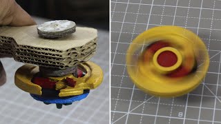 How to make Beyblade with Launcher Out of Cardboard