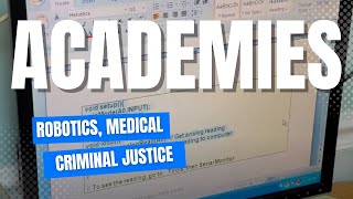 Academy Spotlight: Robotics, Criminal Justice, Medical