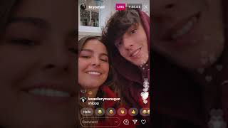 Bryce Hall and Addison Rae Instagram live November 5th 2020