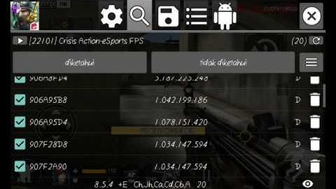 Auto Focus Hack support with Game Guardian-Crisis Action SEA