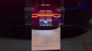 #moparcommunity #dodgecharger #scatpack #coldstart #trusttheprocess Blue and white stripes Dodge