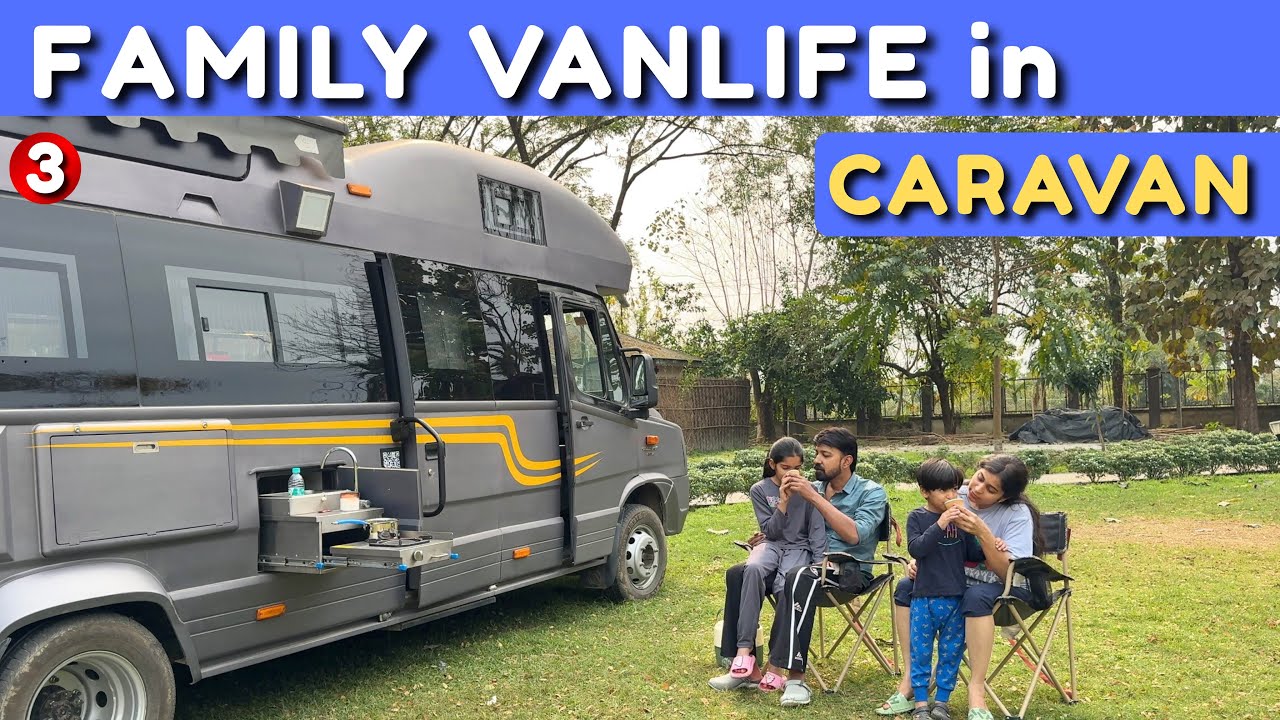 पहुंच गए नॉर्थ ईस्ट NEW CARAVAN के साथ😍FIRST DAY OF FAMILY VAN LIFE IN NAMERI@Ghumakkadbugz