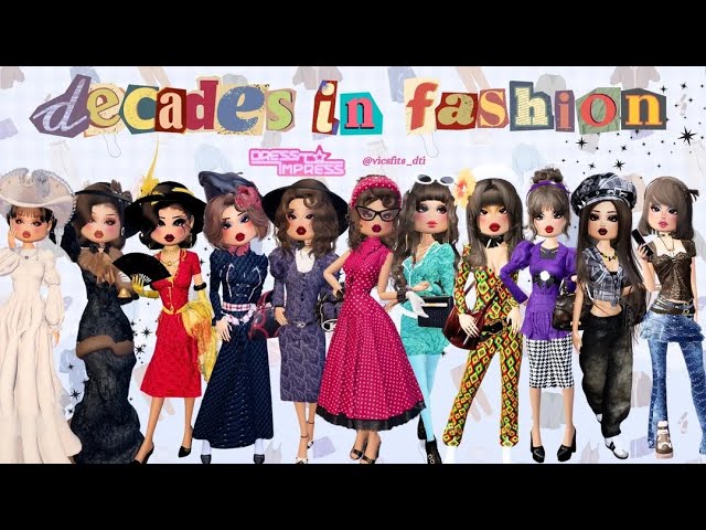 decades dress to impress IN IMPRESS.. (Roblox) #dti #roblox Get ready to step back