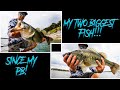 CAUGHT MY BIGGEST BASS (SINCE MY PB) TWICE IN ONE DAY! TWO TANKS while FISHING IN THE RAIN!
