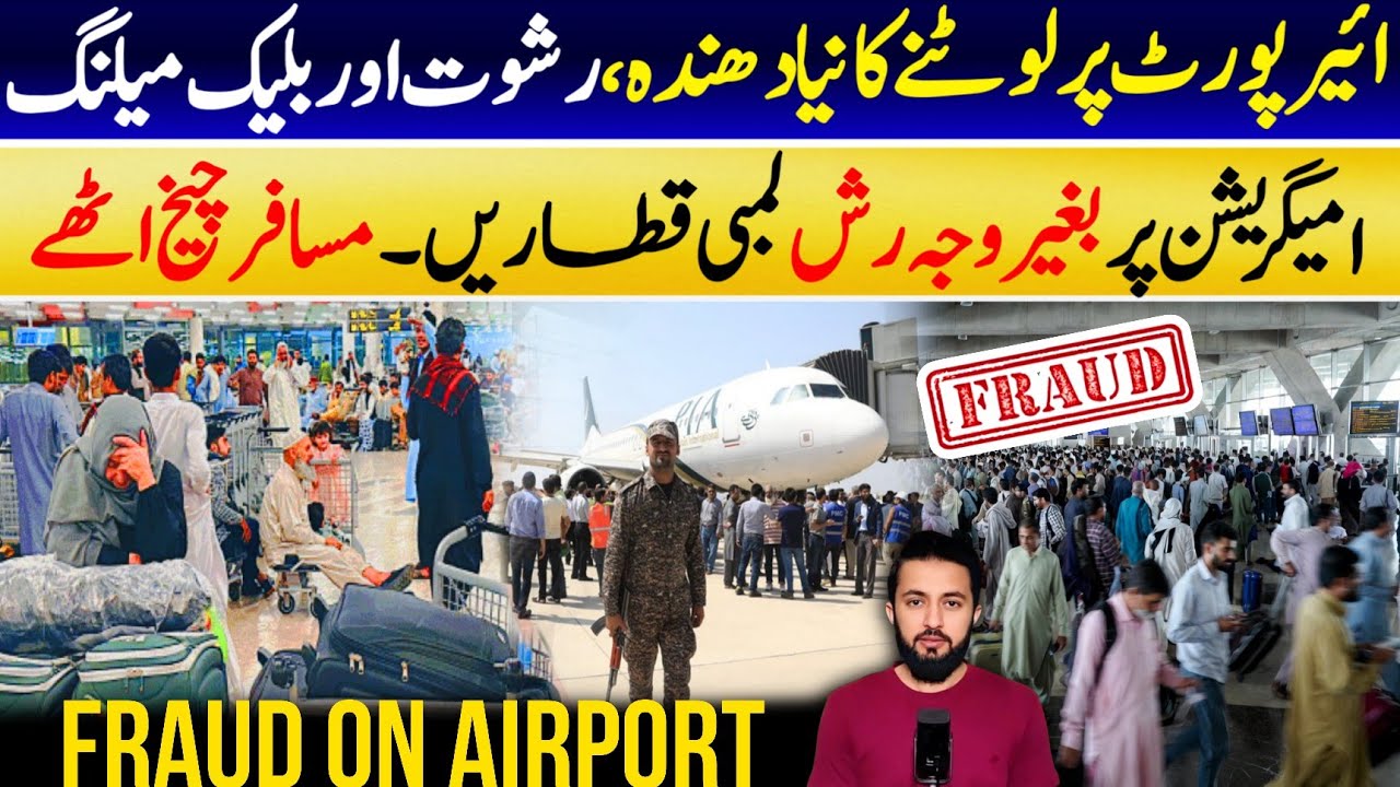 Airport Fraud: Money Taken for Free Luggage Trolleys | Huge Immigration Crowds, Public Complaints