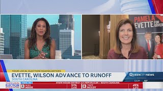 Trump endorsed Lt. Gov. Pamela Evette first LIVE Interview with Alicia Barnes on Queen City News