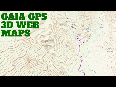 Gaia GPS Web Browser 3D Maps Quick Look