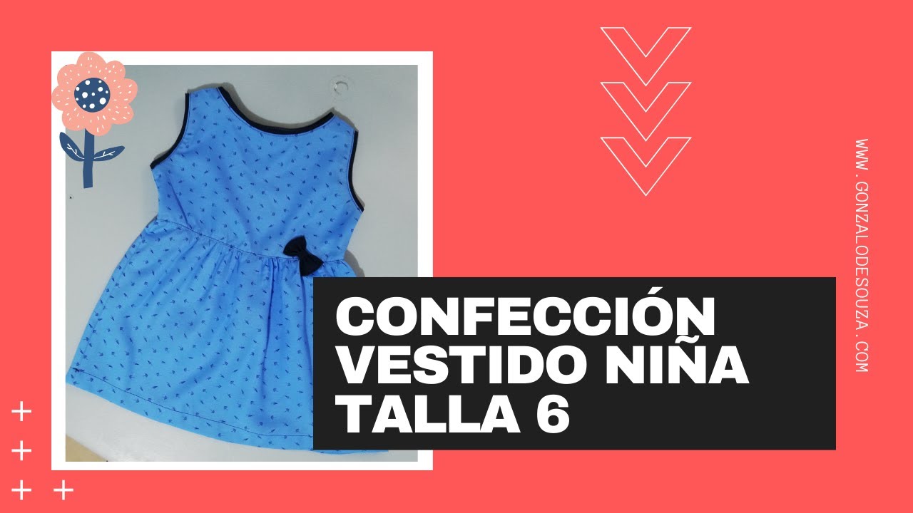 Como coser vestido niña paso a paso/parte -