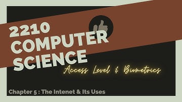 2210 Computer Science Chapter 5 | 5.3.2 Keeping data safe from security threats