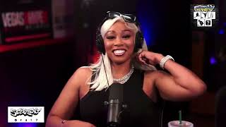 Redd Kocaine’ performs the #Barztest on The 5th Element Show . Her first live freestyle performance