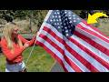 Heavy Duty Embroidered American Flag - Built To Last