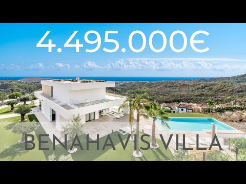WOW! Luxury Villa in Benahavis with breathtaking panoramic sea and mountain views [€4,995,000]