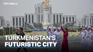 Turkmenistan unveils futuristic city