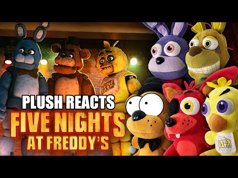 FNAF Plushies React To: Five Nights at Freddy's Movie TRAILER 2!