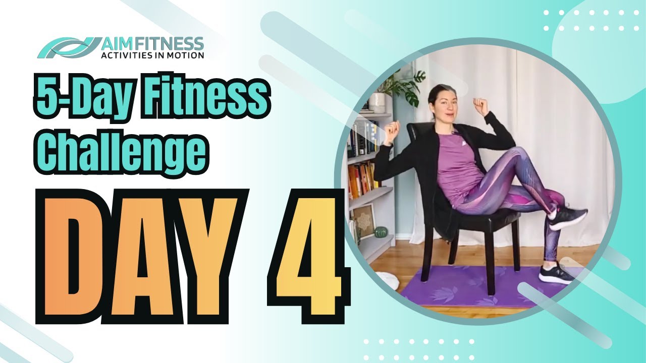 Welcome to DAY 4: Core & Balance Exercises | 5-Day Fitness Challenge | for Seniors and Adults 50+
