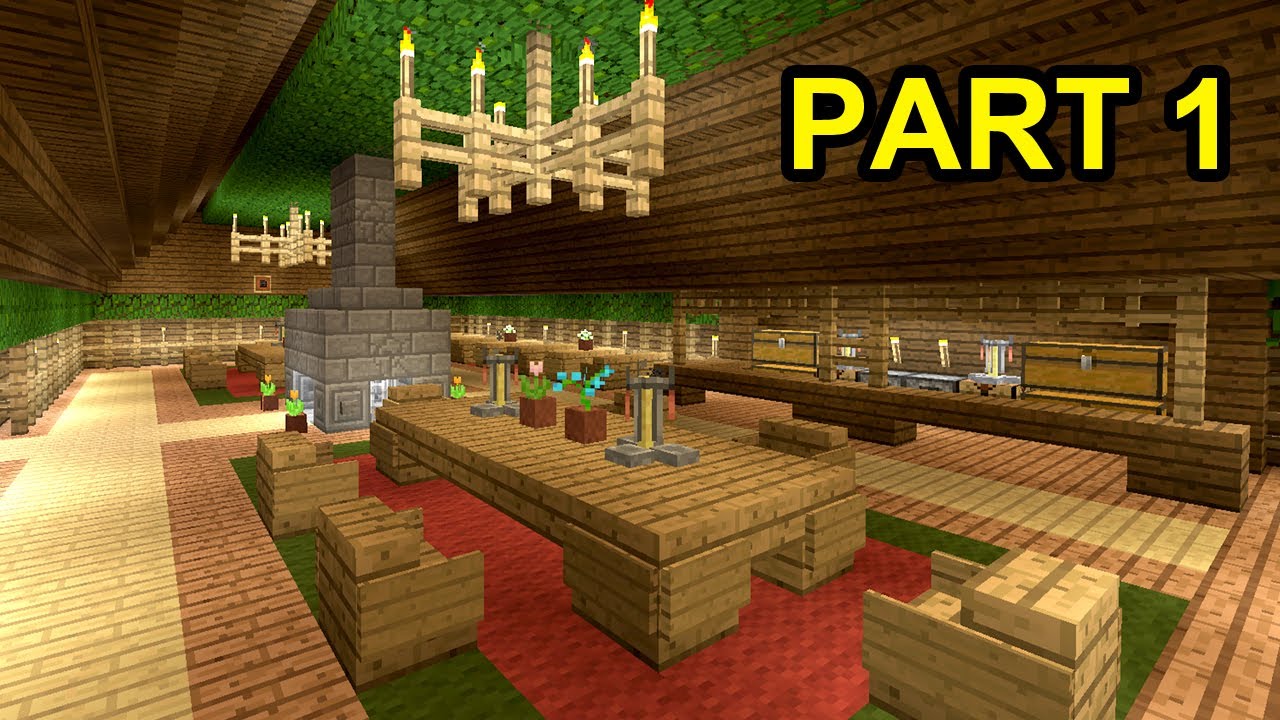 MINECRAFT: How to build tavern [part 1] - YouTube