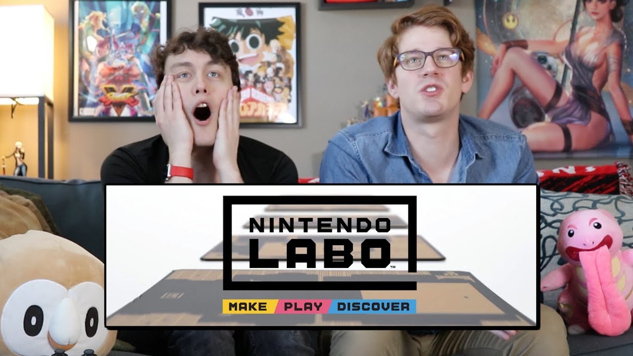 Nintendo Labo LIVE REACTION - Toy-Cons, Variety Kit, Robot Kit and More!