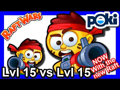 ✓ Raft Wars Multiplayer at Poki.com Lvl 5 vs 7 [4k Gameplay