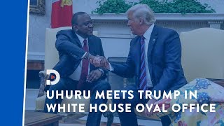 Uhuru Kenyatta meets Donald Trump in second visit to White House