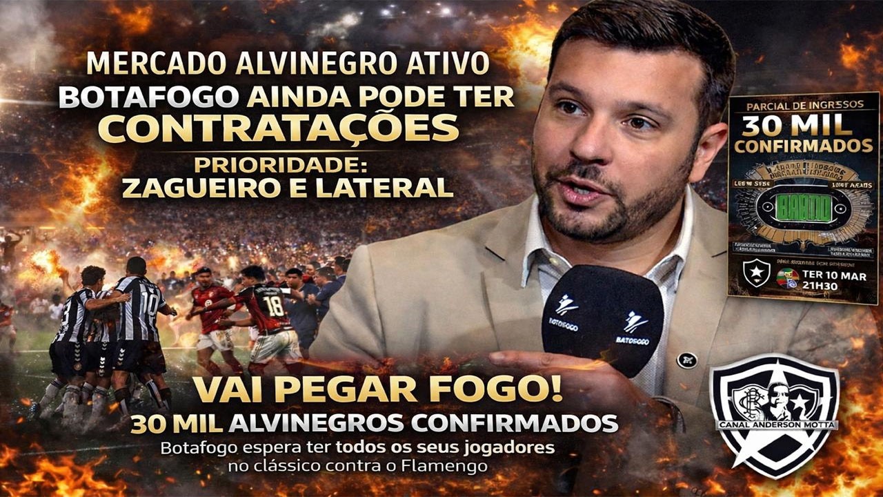 🚨URGENTE🚨FOGÃO AINDA BUSCAR REFORÇOS!DM VAZIO NO CLÁSSICO!VAI PEGAR FOGO!30 MIL CERTOS NA LIBERTA!
