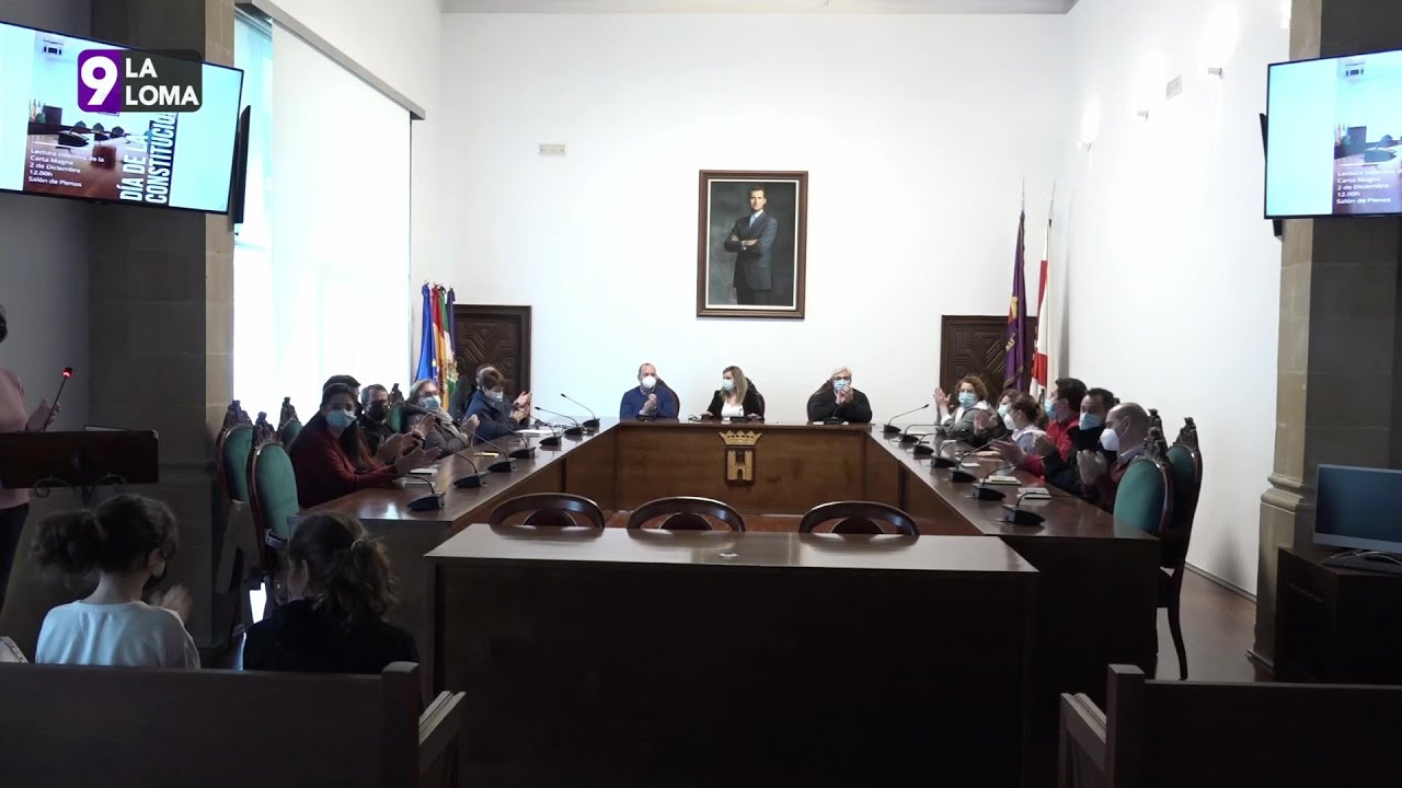Acto del Día de la Constitución en Baeza · Lectura de la Constitución Española