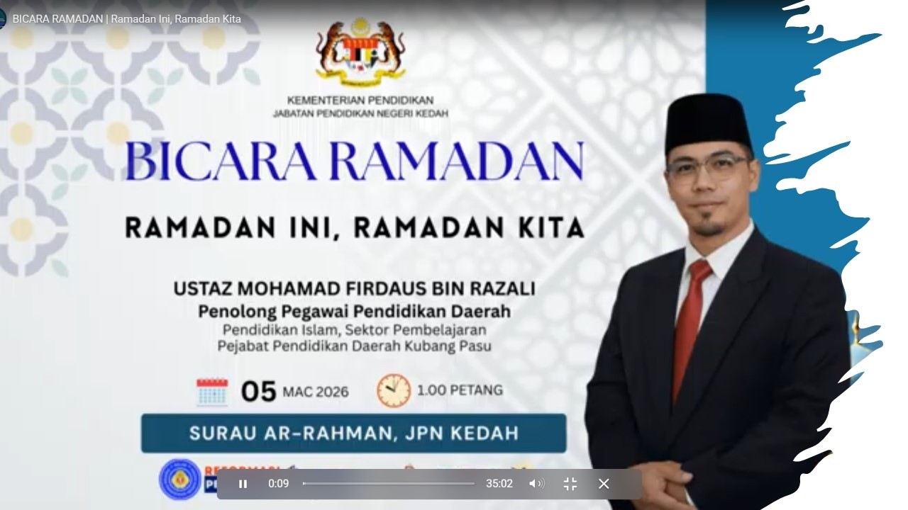 BICARA RAMADAN  Ramadan Ini, Ramadan Kita