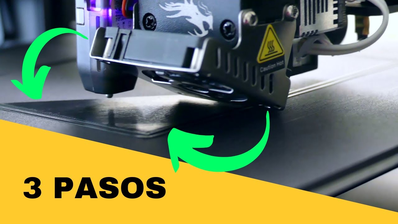 ⚙️ Cómo NIVELAR la CAMA CALIENTE EN en 3 PASOS (Ender 3 S1 y S1 PRO)
