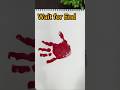 Handprint se Cute Bird 🐦 | Easy bird Art ✋#shorts #birds #art #kids #hand #easy #painting #print