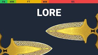 Shadow Daggers Lore - Skin Float And Wear Preview