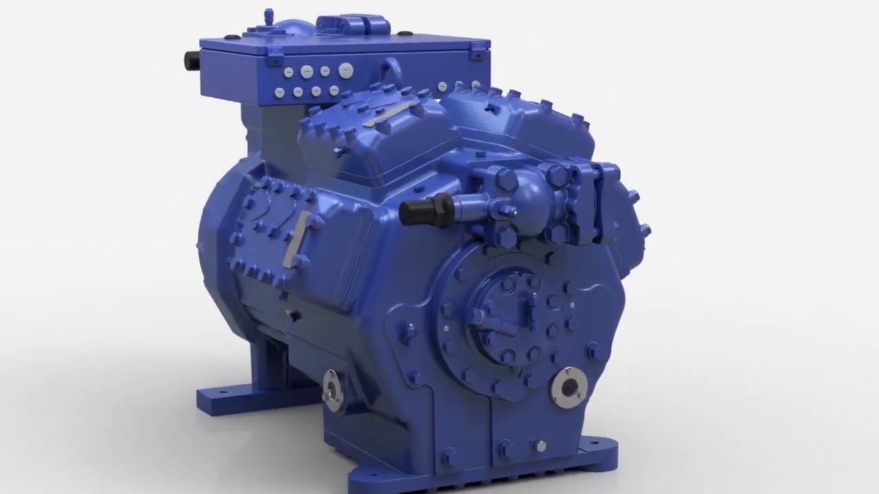 Semihermetic GEA Bock compressors improved HG series YouTube