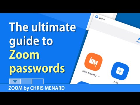 Zoom passwords: The Ultimate Guide to Scheduling by Chris Menard