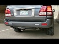 Borla Exhaust Installed on my 2007 Lexus LX470 Toyota Land Cruiser 100 Series 4.7L V8 VVTi