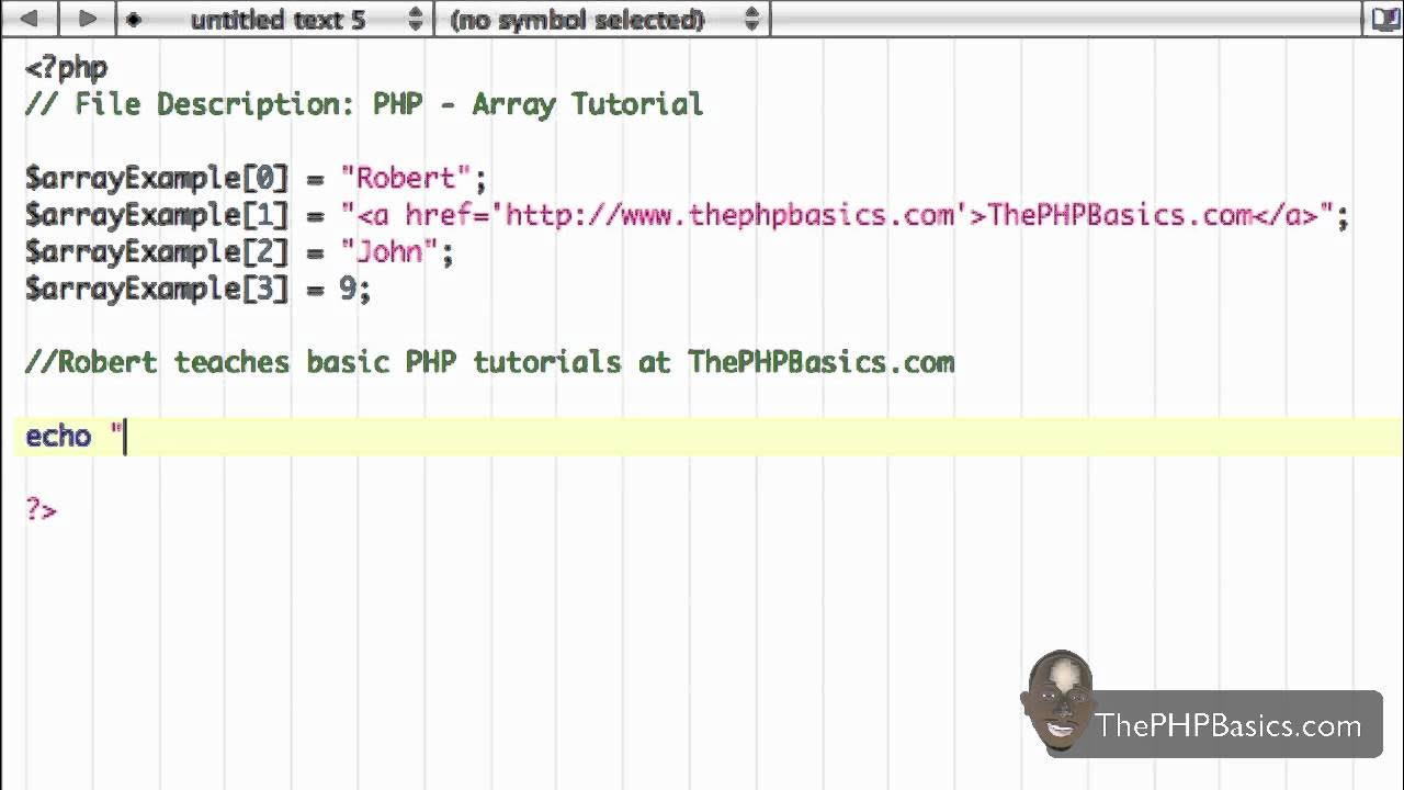 Tutorial 7 - PHP Arrays - Part 1/2 - YouTube