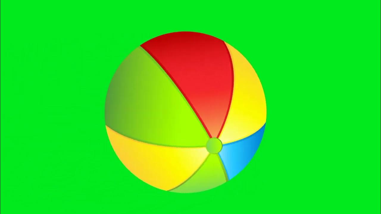 beach ball green screen /ball animated/motion ball green screen YouTube