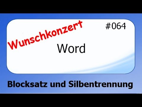 Video: Sollte die Silbentrennung fortgesetzt werden?