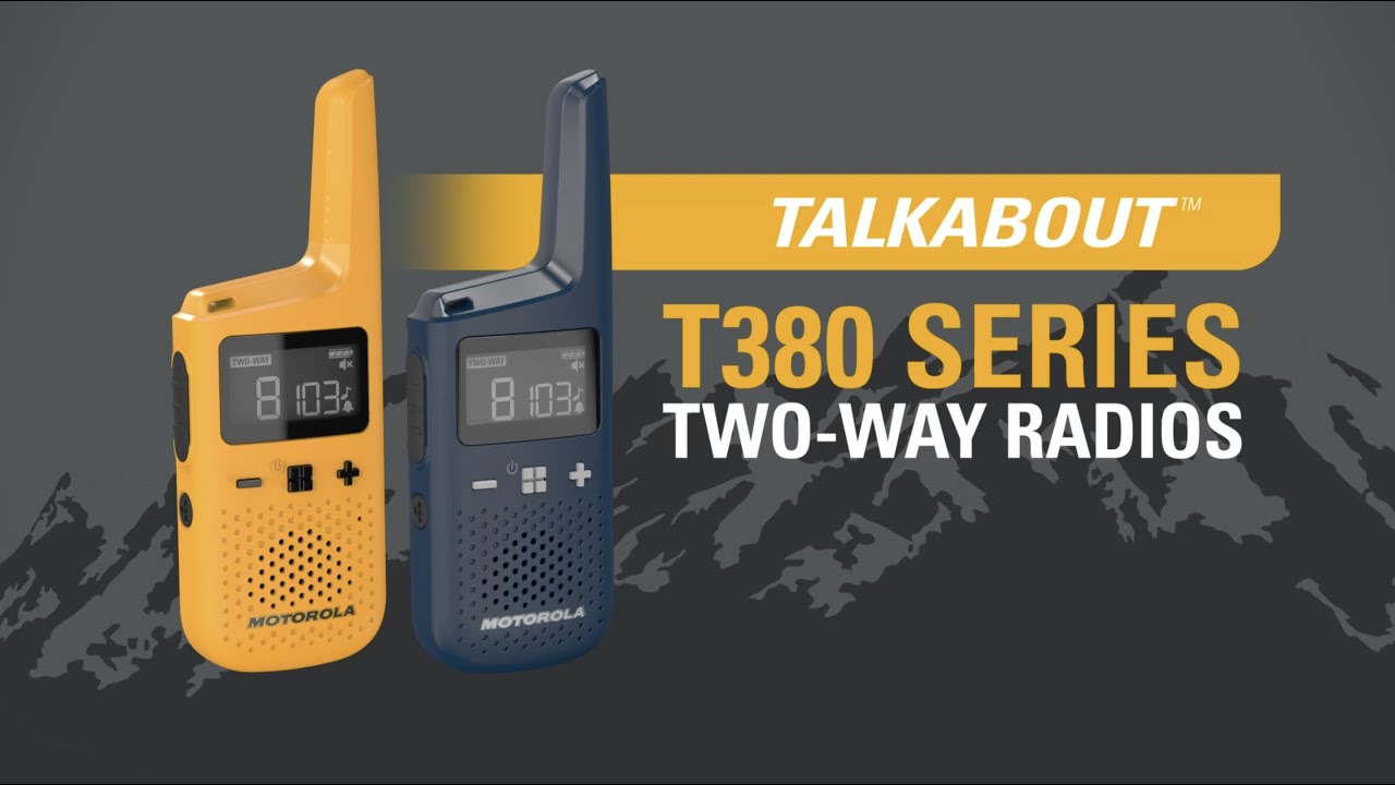 TALKABOUT T380/T383 Series Two-Way Radios