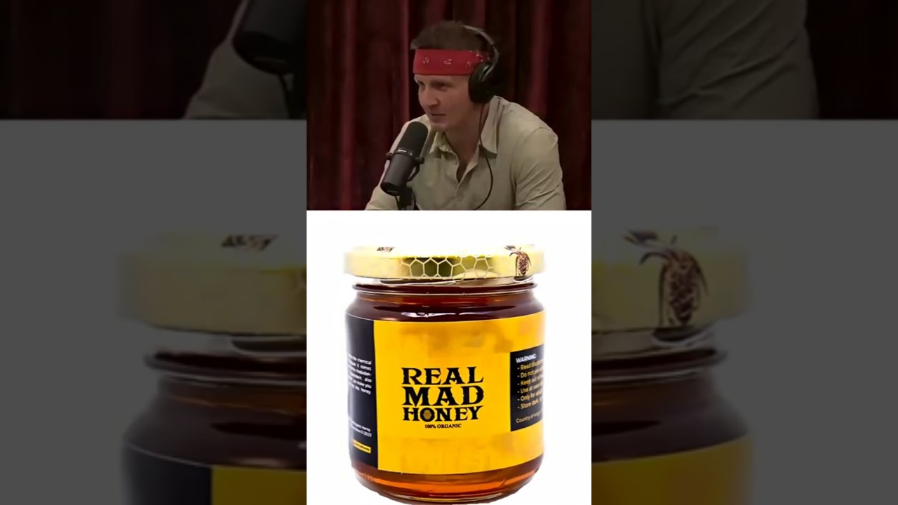 Joe Rogan Tries MAD Honey! 👀