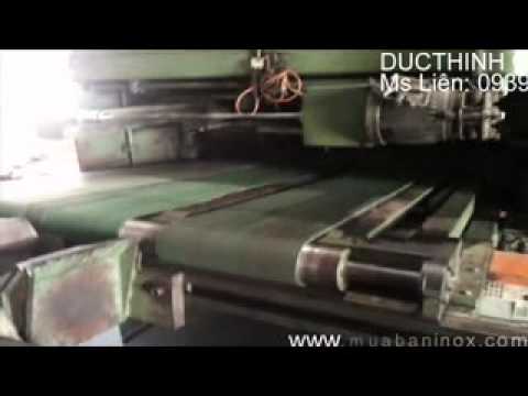 Video , CHẤN TÔN, CẮT TÔN, ĐỘT TẤM INOX CHỐNG TRƯỢT THEO YÊU... - youtube