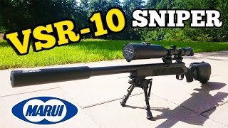 Tokyo Marui VSR 10 G Spec Sniper Review / Test [GER/4K]