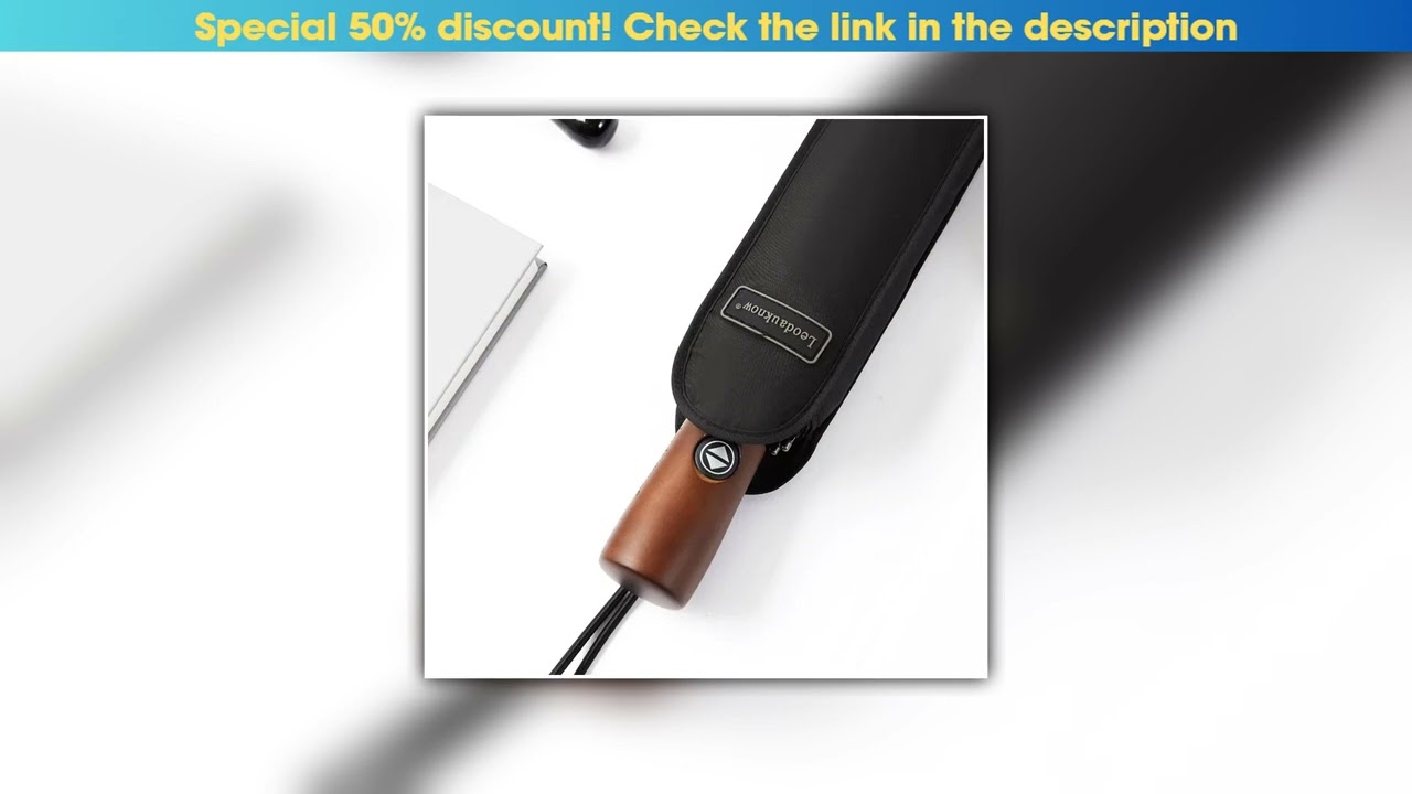 Slide Luxury Automatic Umbrella For Men Wooden Handle Sunscreen 10K Windproof Umbrellas Strong Port