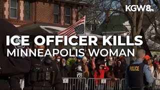 Protests underway after ICE officer kills woman in Minneapolis