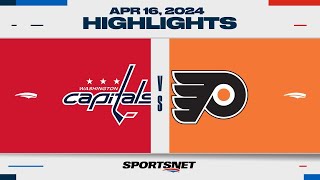 NHL Highlights | Capitals vs. Flyers - April 16, 2024 screenshot 5