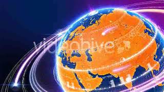 Globe network concept | Motion Graphics - Envato elements